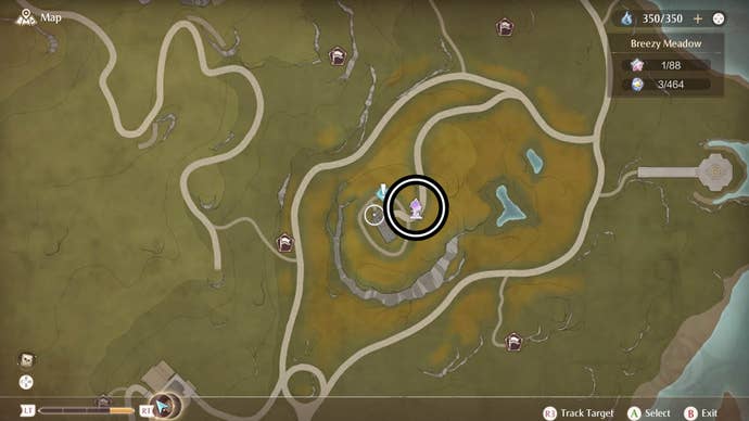 infinity nikki fast travel warp spire icon on map