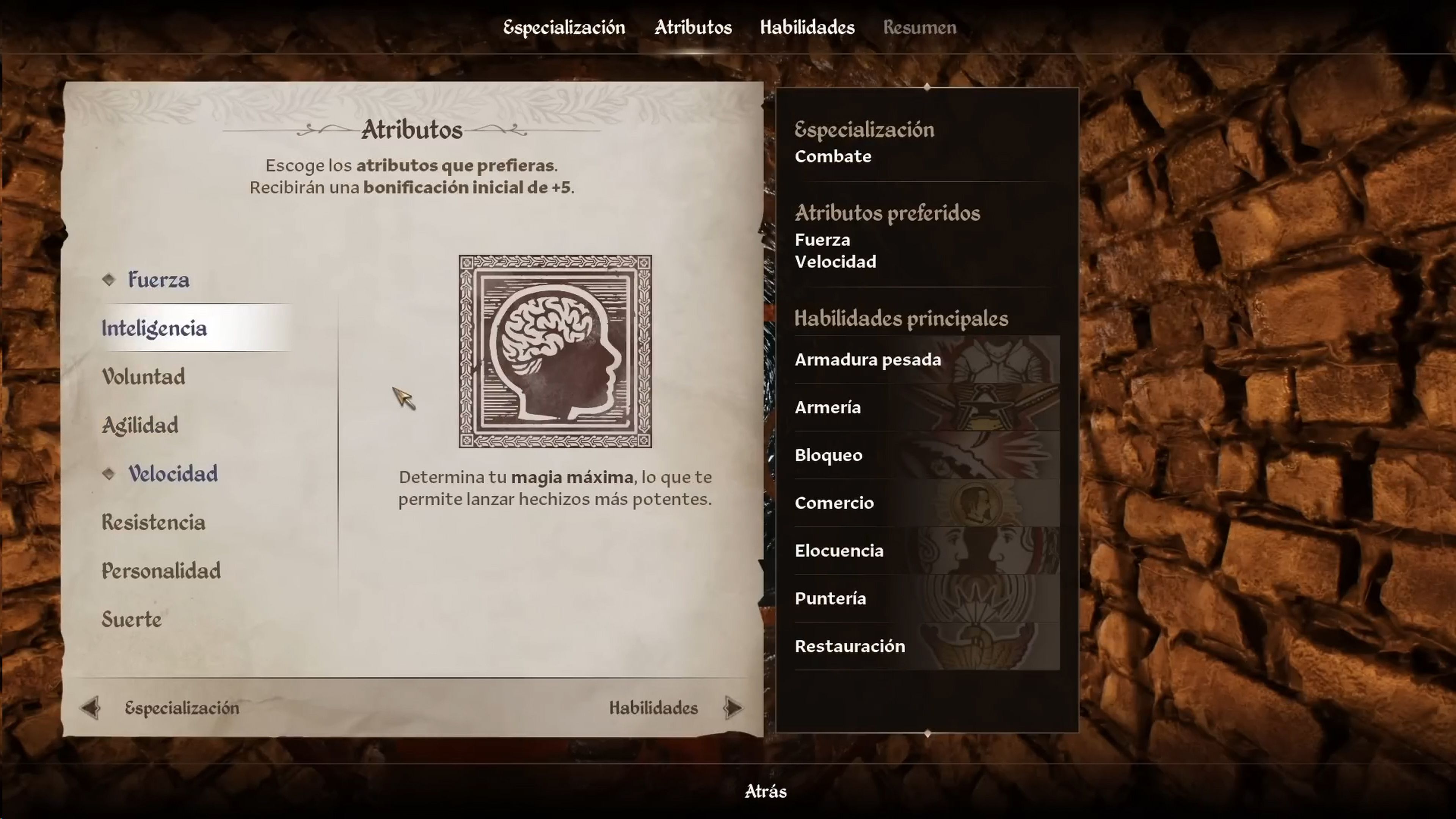 Oblivion-Atributos