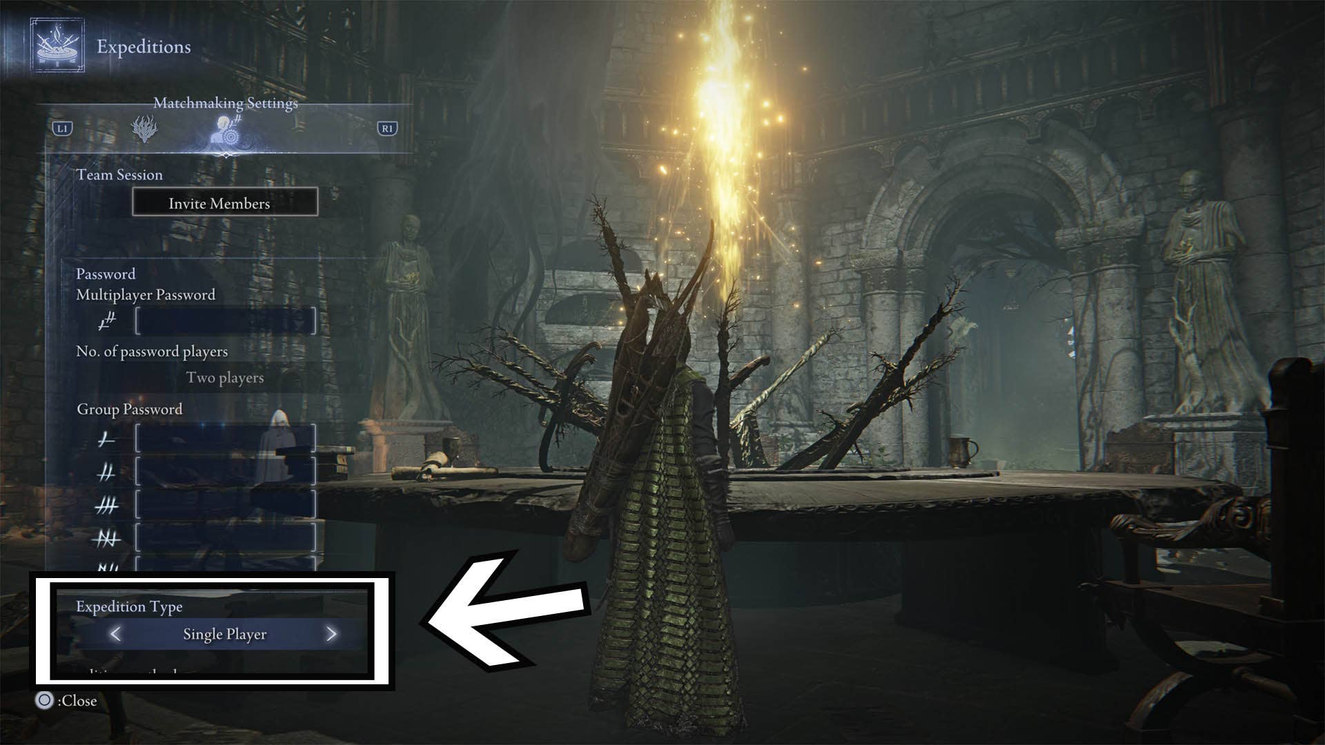 elden ring nightreign matchmaking settings single player highlighted