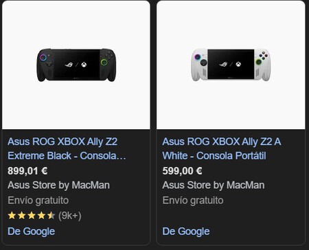 Se filtran los precios de las dos versiones de ROG Xbox Ally. No son baratas, como mínimo toca pagar 600 euros