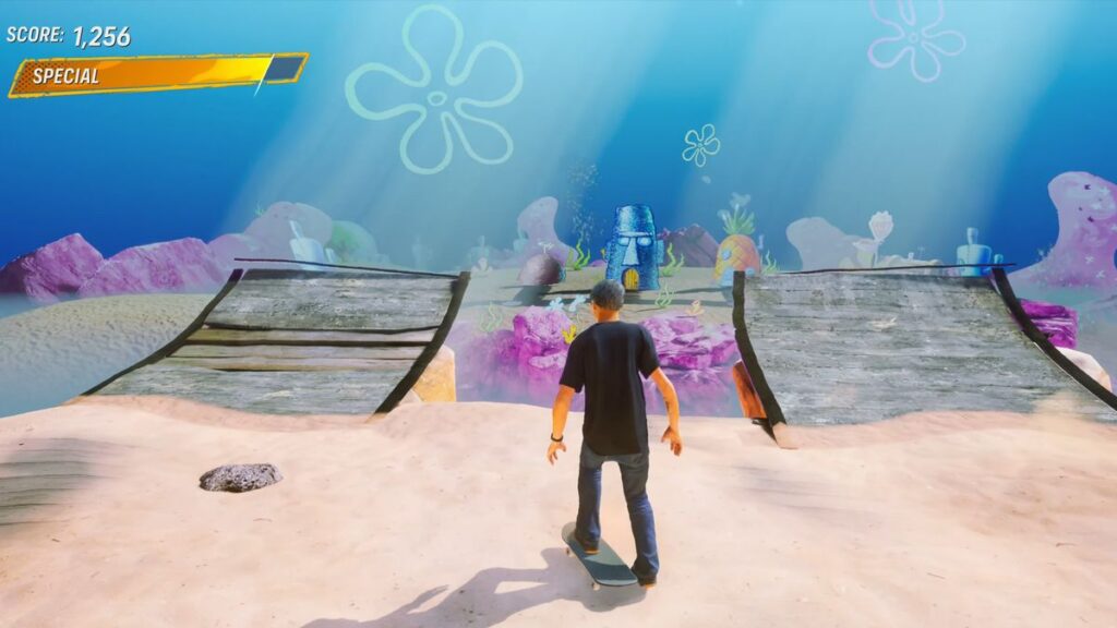 Cómo alcanzar a la zona secreta de Bob Porífero en Tony Hawk’s Pro Skater 3 + 4 sin la tirada Deluxe