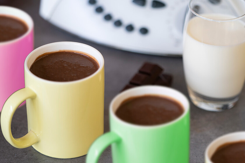 Chocolate a la taza en Thermomix, la interpretación más factible para triunfar con la merienda
